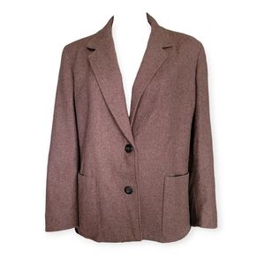 Vintage Fendi 365 By Contir Brown Wool Blazer Academia M/ L